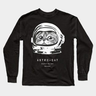 Astro Cat Planet Long Sleeve T-Shirt